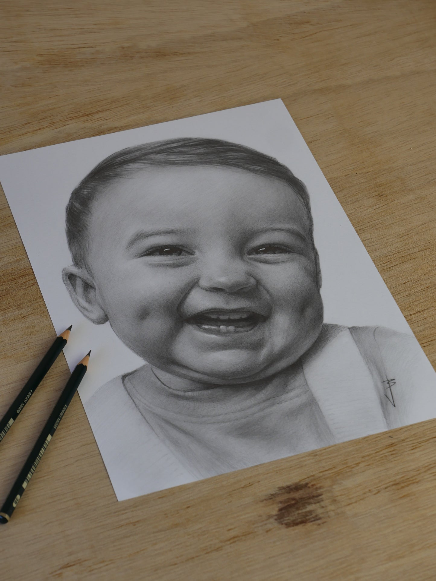 Graphite Portrait A4 21.0 × 29.7 cm