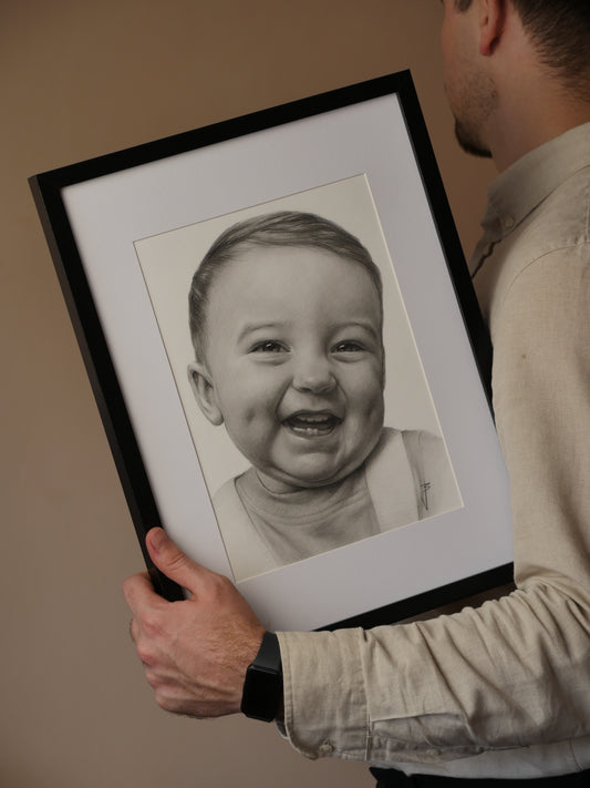 Graphite Portrait A4 21.0 × 29.7 cm
